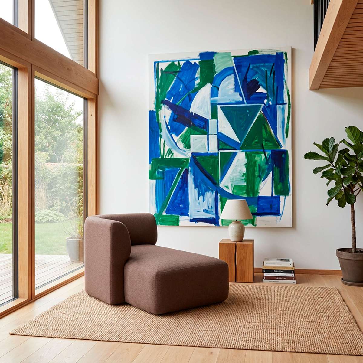 Fjord Sofa mit rechter Chaiselongue in warmem Cosmo Mustard Stoff, skandinavisches Design, weiche Linien. | Fjord Sofa - Chaise Right - Cosmo Clay | SACKit