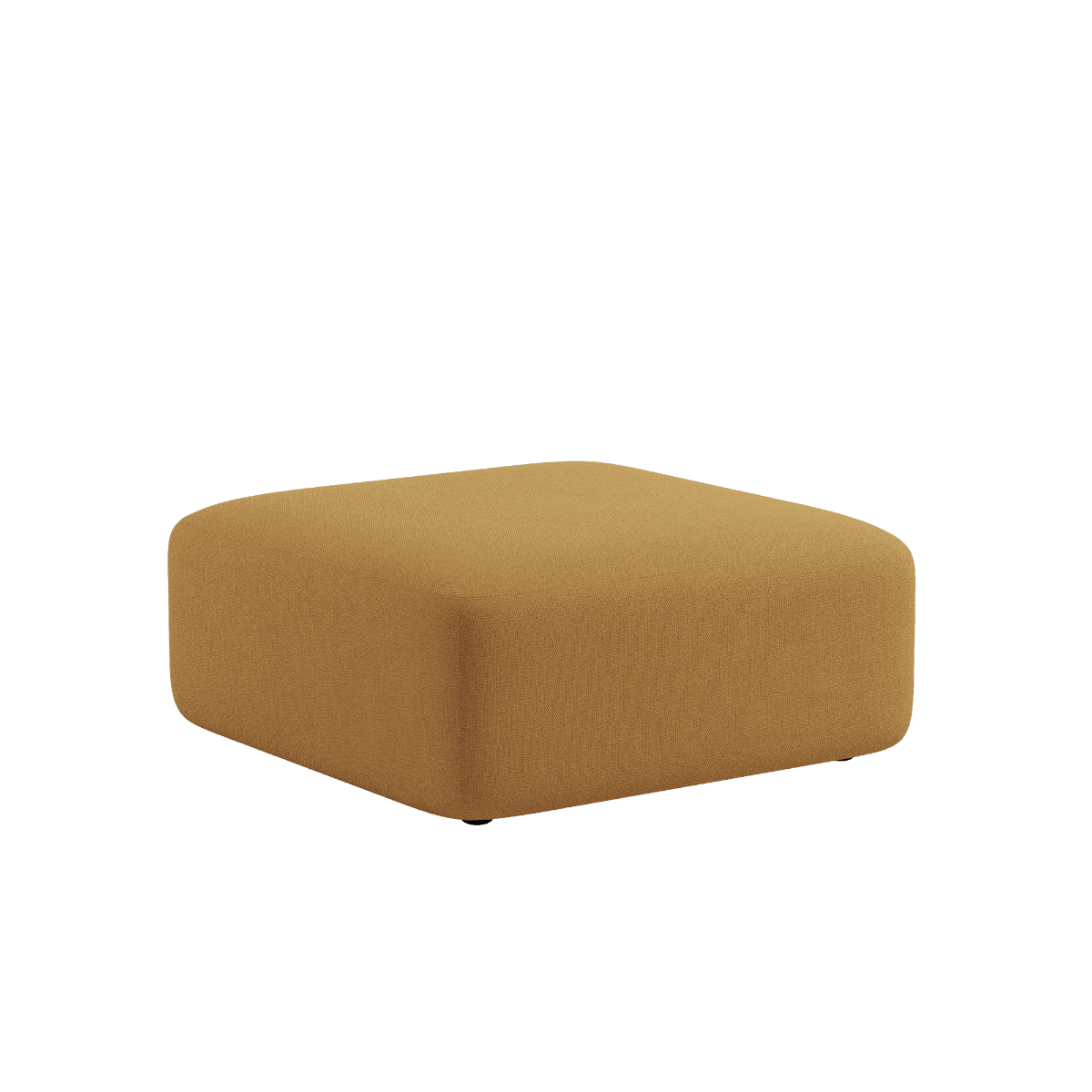 Fjord Sofa Pouf in Cosmo Mustard mit weicher, organischer Form und nahtlosen Übergängen. | Fjord Sofa - Pouf - Cosmo Mustard | SACKit