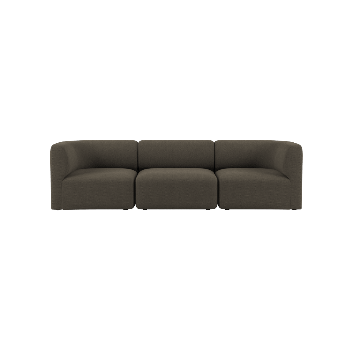 Fjord Sofa - 3 seater | Fjord Sofa - 3 seater - Sealife Brown Ohne Hocker | SACKit