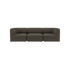 Fjord Sofa - 3 seater | Fjord Sofa - 3 seater - Sealife Brown Ohne Hocker | SACKit