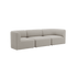 Fjord Sofa - 3 seater | Fjord Sofa - 3 seater - Sealife Ivory Ohne Hocker | SACKit