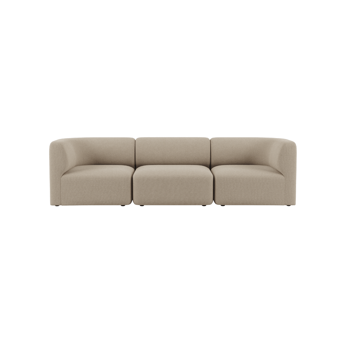 Fjord Sofa - 3 seater | Fjord Sofa - 3 seater - Cosmo Beige Ohne Hocker | SACKit
