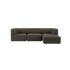 Fjord Sofa - 3 seater | Fjord Sofa - 3 seater - Sealife Brown Mit Hocker | SACKit