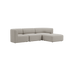 Fjord Sofa - 3 seater | Fjord Sofa - 3 seater - Sealife Ivory Mit Hocker | SACKit