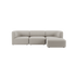 Fjord Sofa - 3 seater | Fjord Sofa - 3 seater - Sealife Ivory Mit Hocker | SACKit