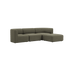 Fjord Sofa - 3 seater | Fjord Sofa - 3 seater - Cosmo Olive Mit Hocker | SACKit