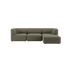 Fjord Sofa - 3 seater | Fjord Sofa - 3 seater - Cosmo Olive Mit Hocker | SACKit