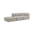 Fjord Sofa - 2 seater w/ open end | Fjord Sofa - 2 seater w/ open end - Sealife Ivory Links | SACKit