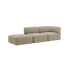 Fjord Sofa - 2 seater w/ open end | Fjord Sofa - 2 seater w/ open end - Cosmo Beige Links | SACKit
