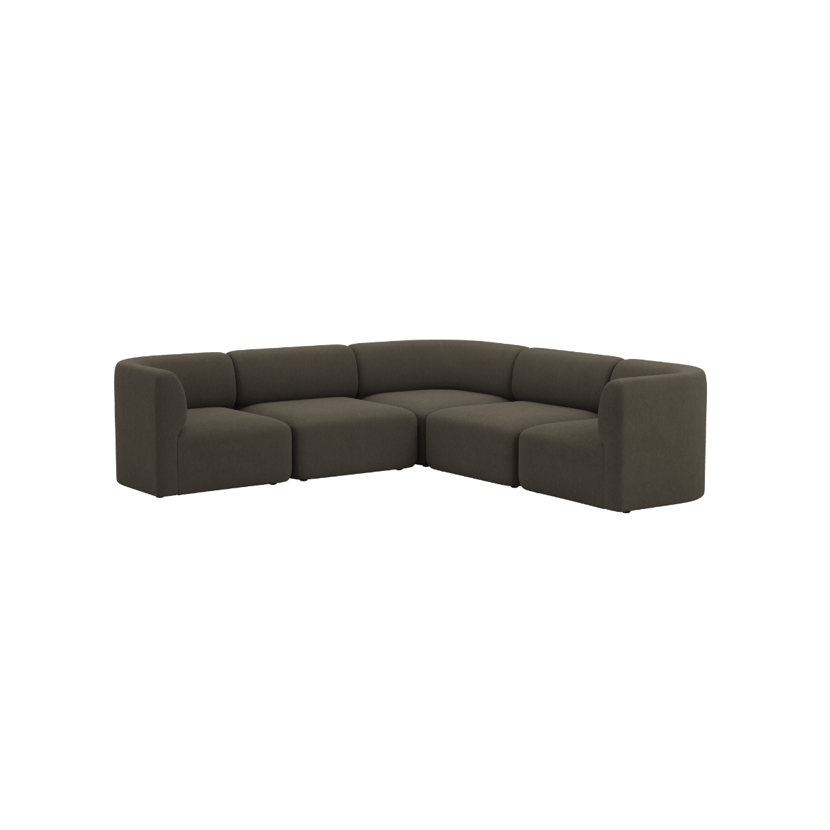 Fjord Sofa - Corner Sofa | Fjord Sofa - Corner Sofa - Sealife Brown | SACKit