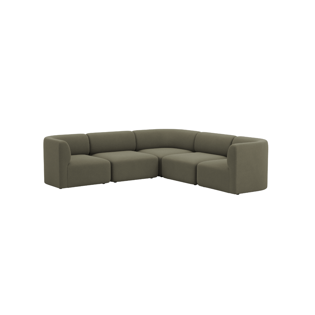 Fjord Sofa - Corner Sofa | Fjord Sofa - Corner Sofa - Cosmo Olive | SACKit