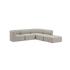 Fjord Sofa - Corner Sofa w/ open end | Fjord Sofa - Corner Sofa w/ open end - Sealife Brown | SACKit
