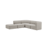 Fjord Sofa - Corner Sofa w/ open end | Fjord Sofa - Corner Sofa w/ open end - Sealife Brown | SACKit