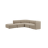 Fjord Sofa - Corner Sofa w/ open end | Fjord Sofa - Corner Sofa w/ open end - Sealife Brown | SACKit