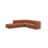 Fjord Sofa - Corner Sofa w/ open end | Fjord Sofa - Corner Sofa w/ open end - Sealife Brown | SACKit