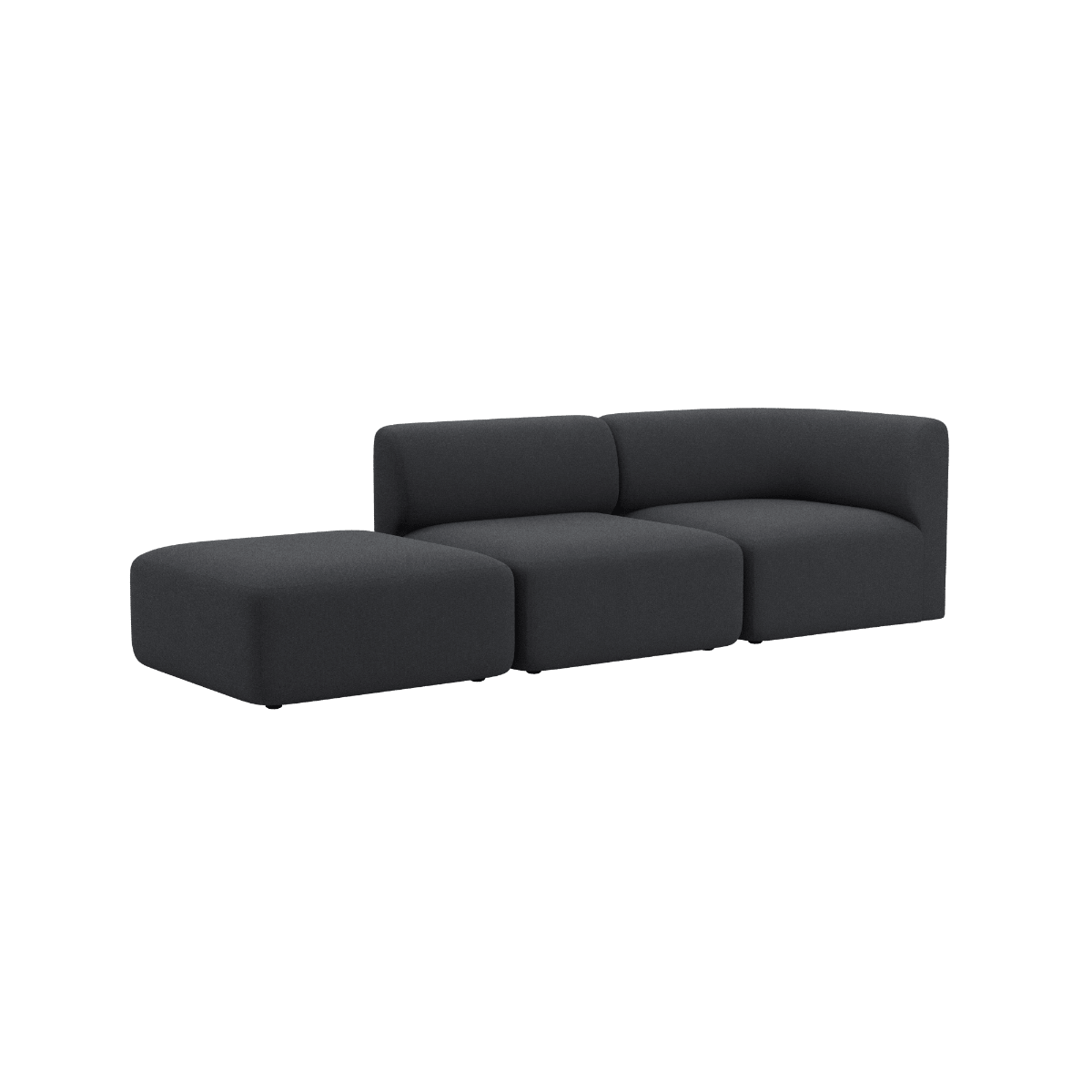 Fjord Sofa - 2 seater w/ open end | Fjord Sofa - 2 seater w/ open end - Cosmo Slate Links | SACKit
