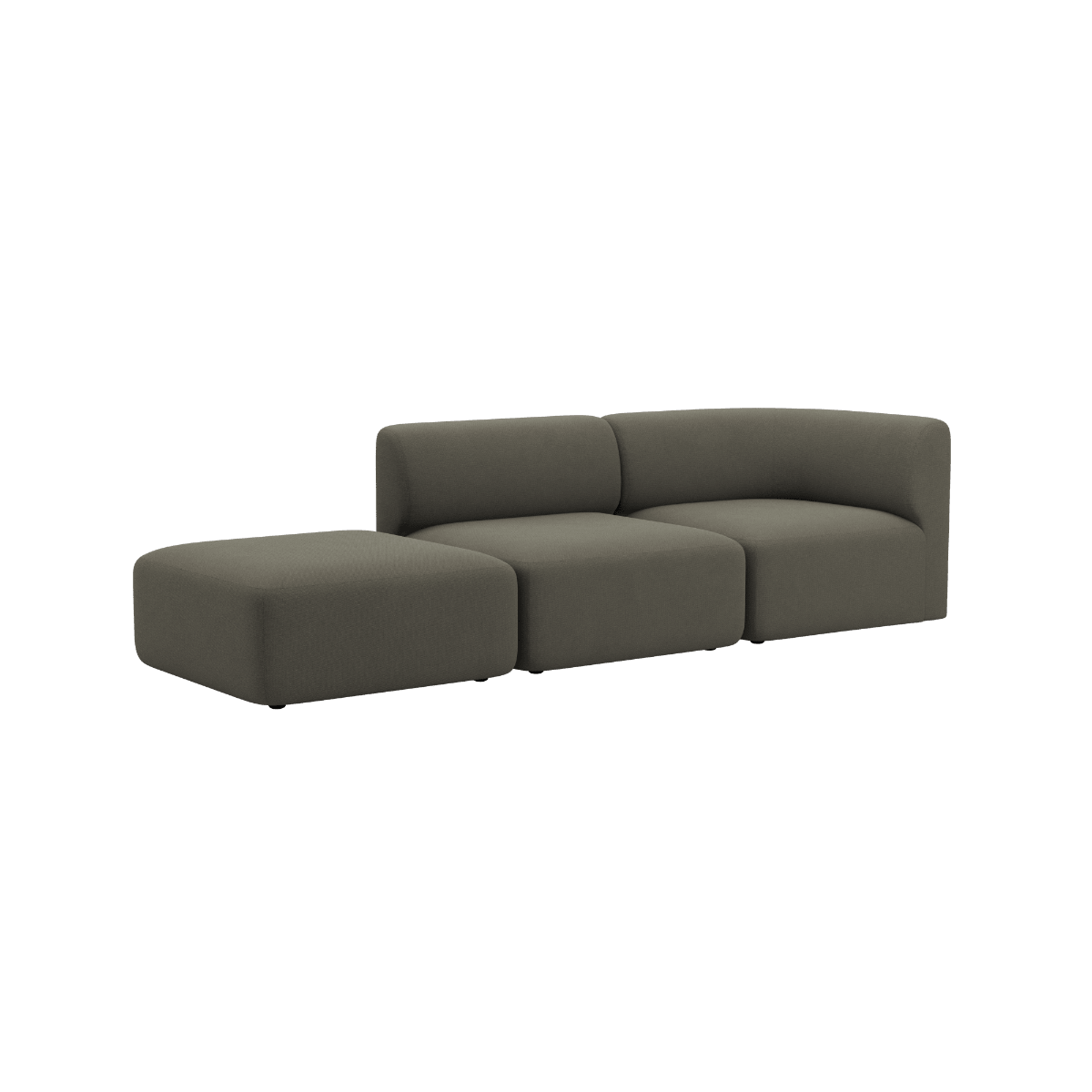 Fjord Sofa - 2 seater w/ open end | Fjord Sofa - 2 seater w/ open end - Cosmo Stone Links | SACKit