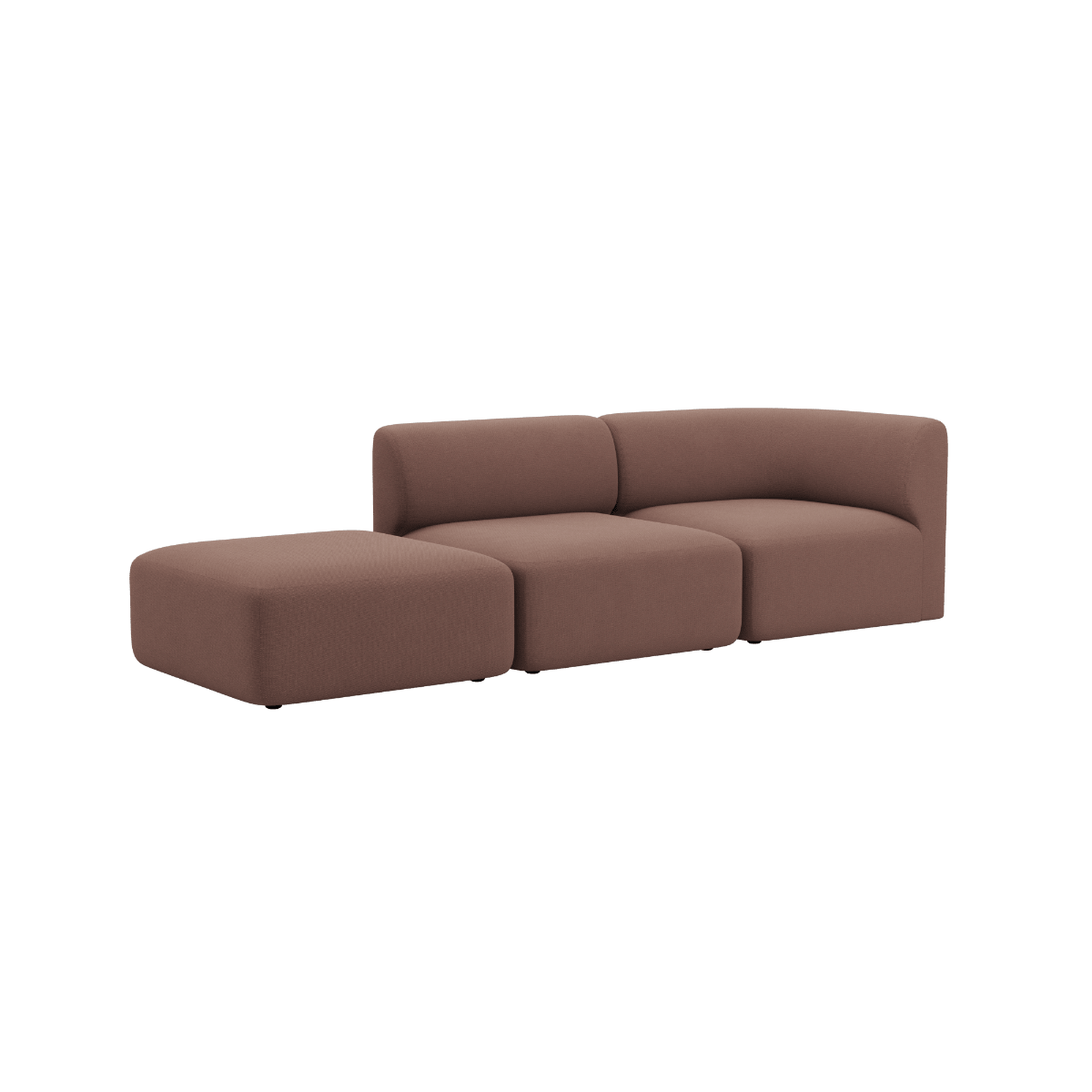 Fjord Sofa - 2 seater w/ open end | Fjord Sofa - 2 seater w/ open end - Cosmo Clay Links | SACKit