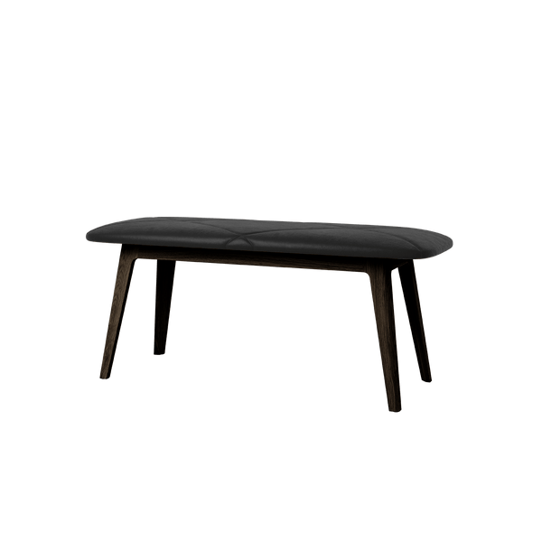Nordic Bench - Dark Stained Oak | Nordic Bench - Dark Stained Oak - Terra Black | SACKit