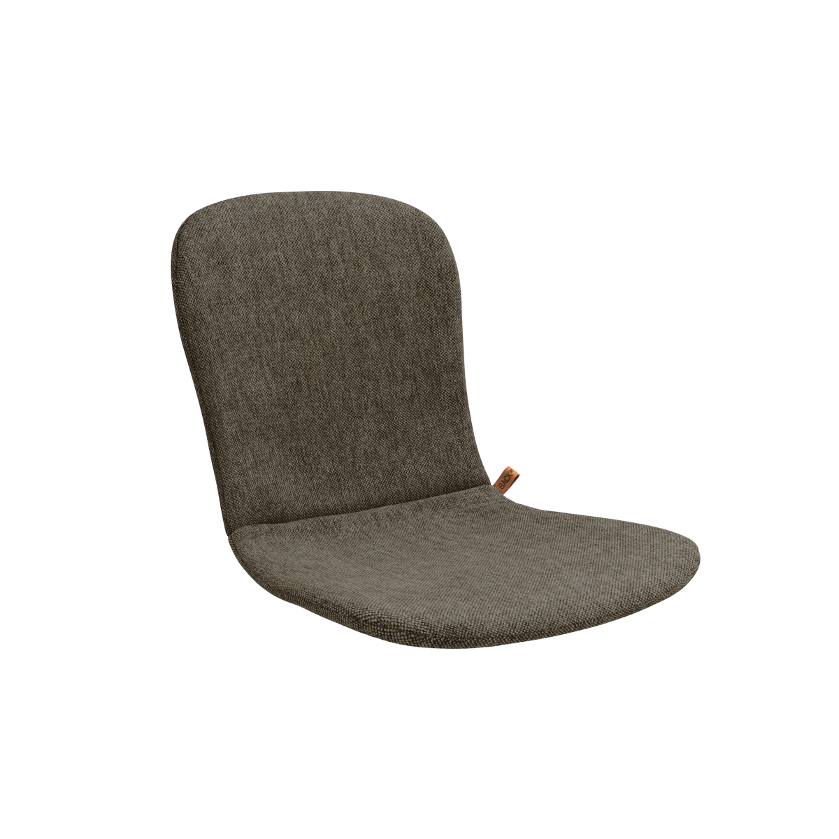 Braunes Patio Cushion Kissen aus Olefinfaser für Patio Chair No. One, rechteckig und gepolstert. | Patio Chair no. One - Cushion Full - Cobana Brown | SACKit