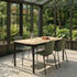 Kirra Dining Table Noir & 4 Patio Chair no. One | Kirra Dining Table Noir & 4 Patio Chair no. One - Patio Chair no. One S2 Noir/ Noir | SACKit