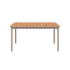 Kirra Dining Table 150x90 aus pulverbeschichtetem Aluminium und Teakholz in Taupe, rechteckig, Outdoor - Esstisch | Kirra Dining Table 150x90 - Taupe | SACKit