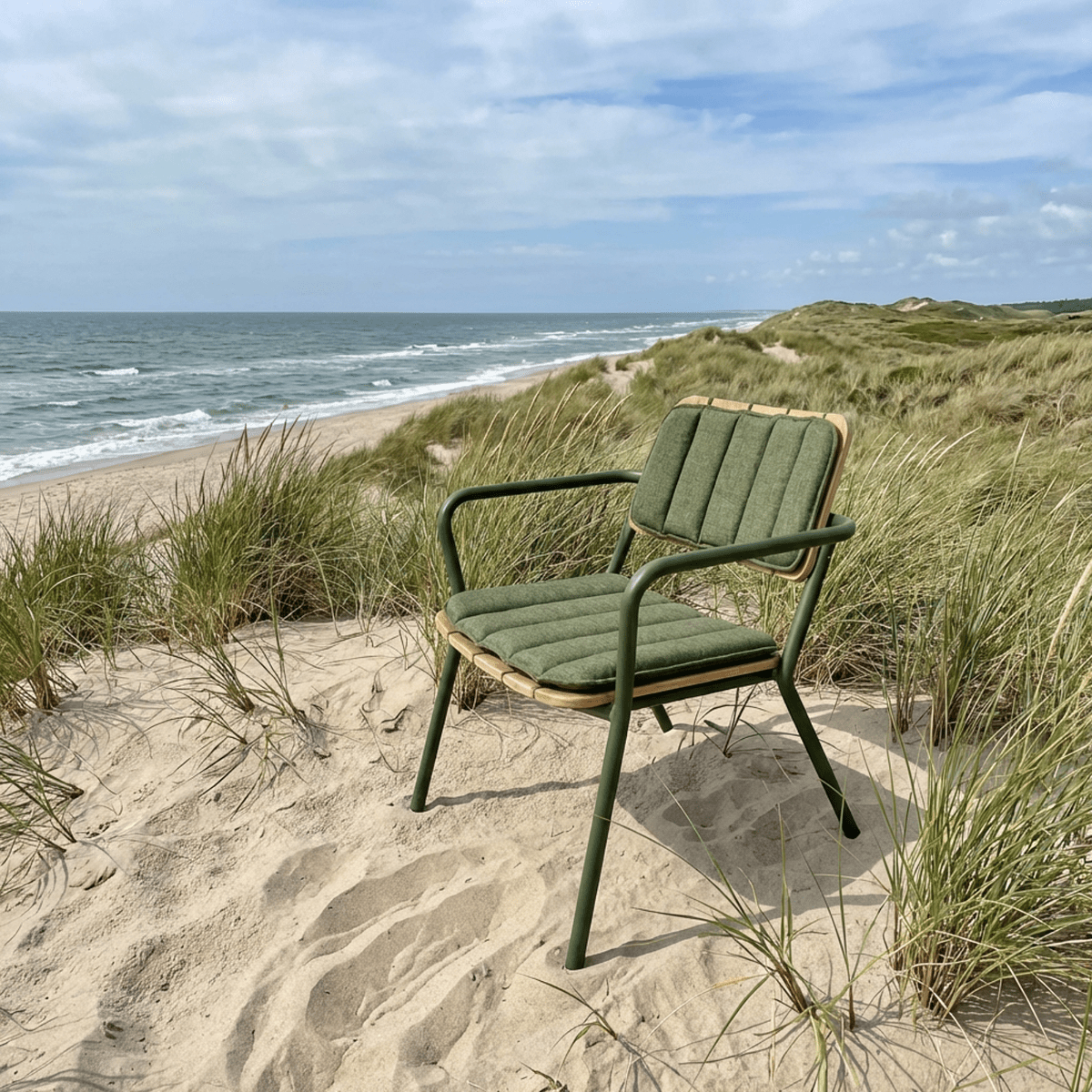 Kirra Patio Lounge Chair - Back Cushion | Kirra Patio Lounge Chair - Back Cushion - Kirra Olive | SACKit