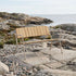 Kirra Patio Bench in taupe mit pulverbeschichtetem Aluminium und FSC® - zertifiziertem Teakholz, Outdoor - Bank. | Kirra Patio Bench - Taupe | SACKit