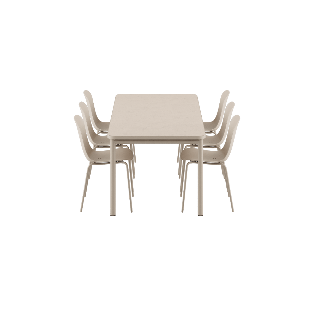 Kirra Dining Table Ceramic & 6 Kirra Patio Chair | Kirra Dining Table Ceramic & 6 Kirra Patio Chair - | SACKit