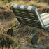 Mollis Sunbed Sonnenliege in Renesse Olive mit verstellbarer Rückenlehne aus pulverbeschichtetem Aluminium. | Mollis Sunbed - Renesse Olive | SACKit