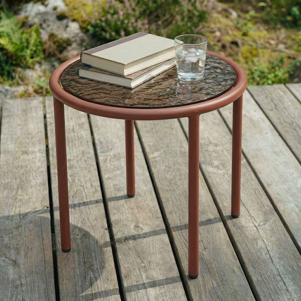 Mollis Side Table Ø50 | Mollis Side Table Ø50 - Chestnut | SACKit