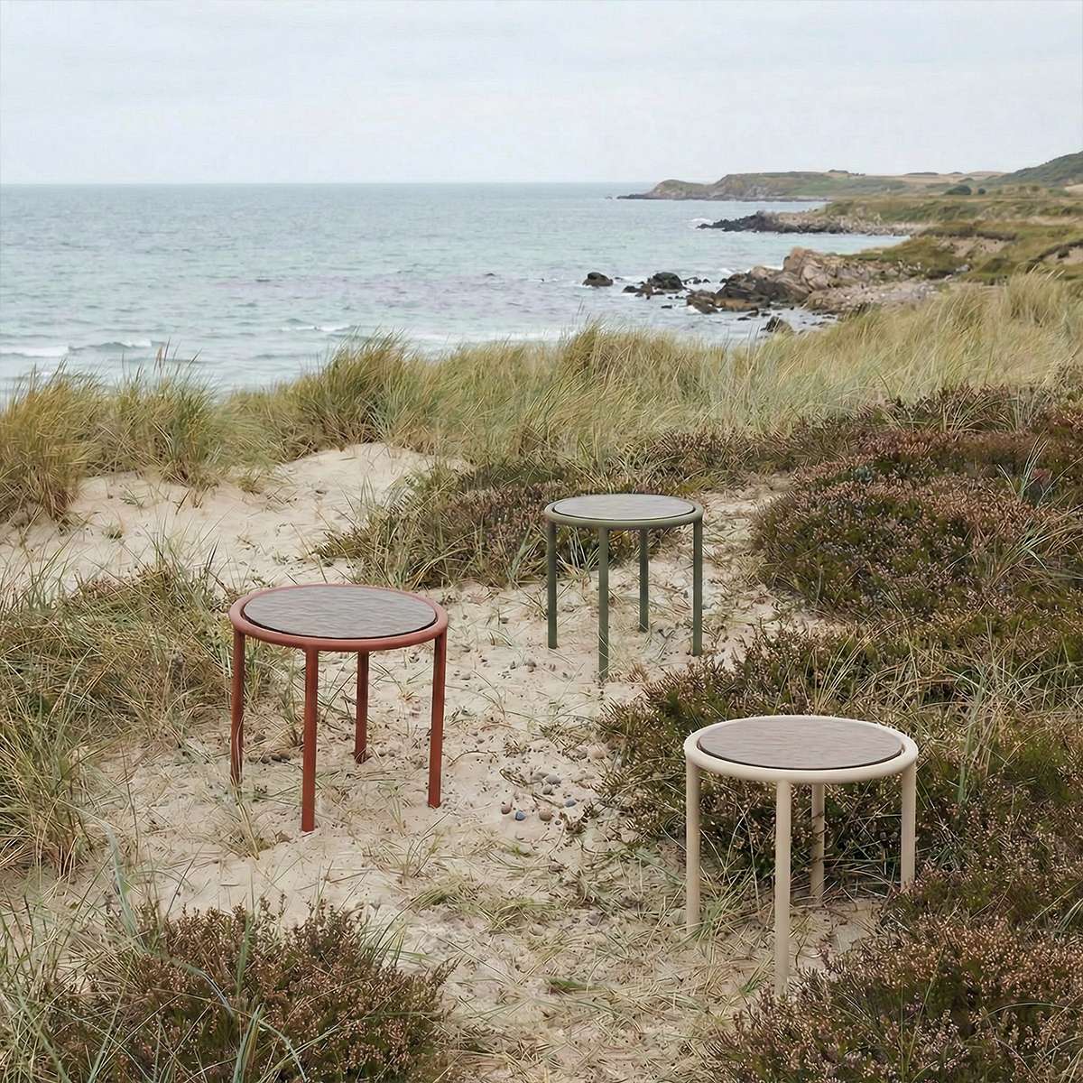 Mollis Side Table Ø50 | Mollis Side Table Ø50 - Chestnut | SACKit