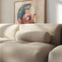 Soft Sofa Indoor 4 - Sitzer Ecksofa mit Teddy Beige Bezug und weicher Polsterung | Soft Sofa Indoor - 4 Seater Corner Sofa - Teddy Beige | SACKit
