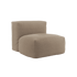 Soft Sofa Indoor Sitzmodul in Teddy Brown mit weichem, texturiertem Stoff und rutschfester Unterseite | Soft Sofa Indoor - Seat - Teddy Brown | SACKit