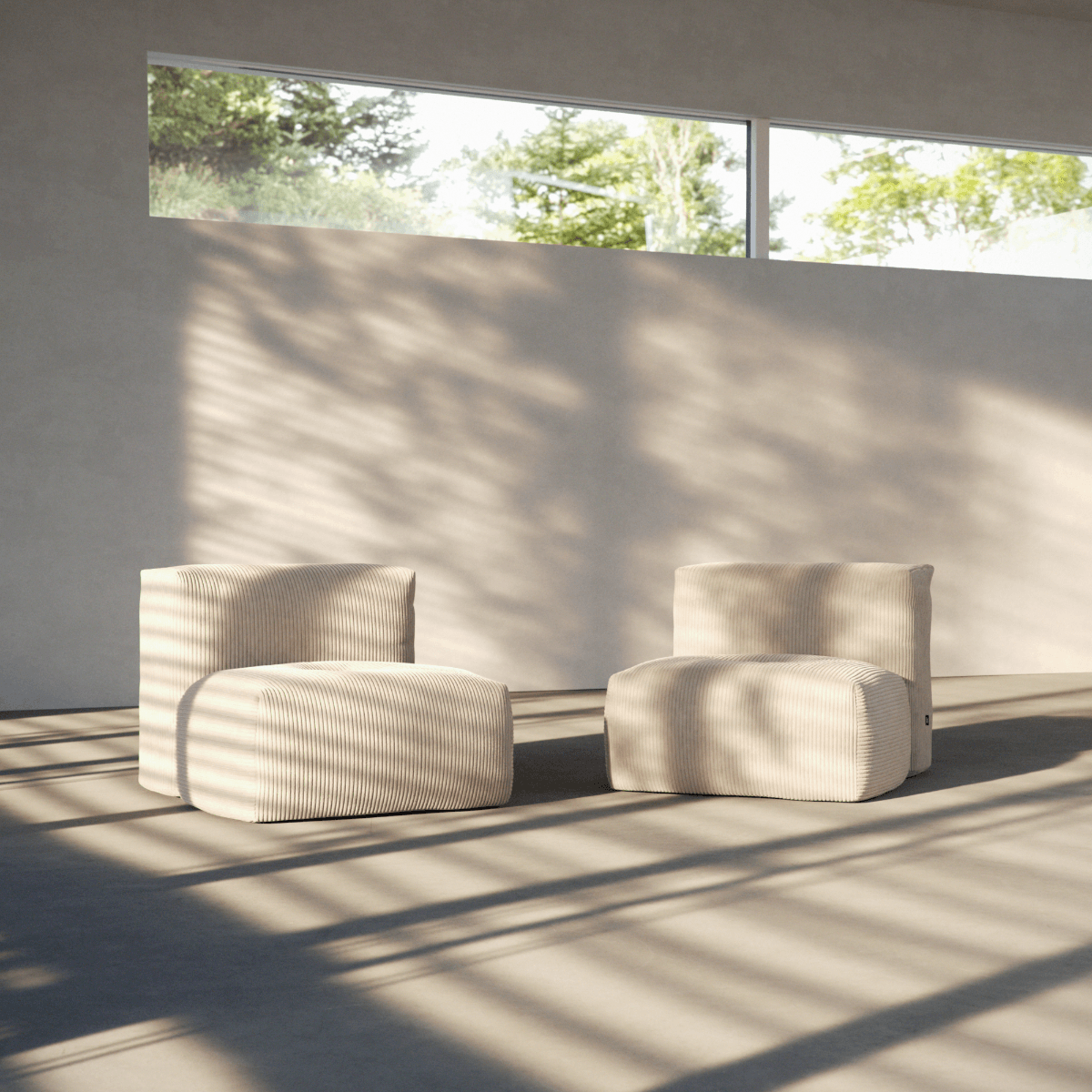 Soft Sofa Indoor - Seat | Soft Sofa Indoor - Seat - Corduroy Beige | SACKit