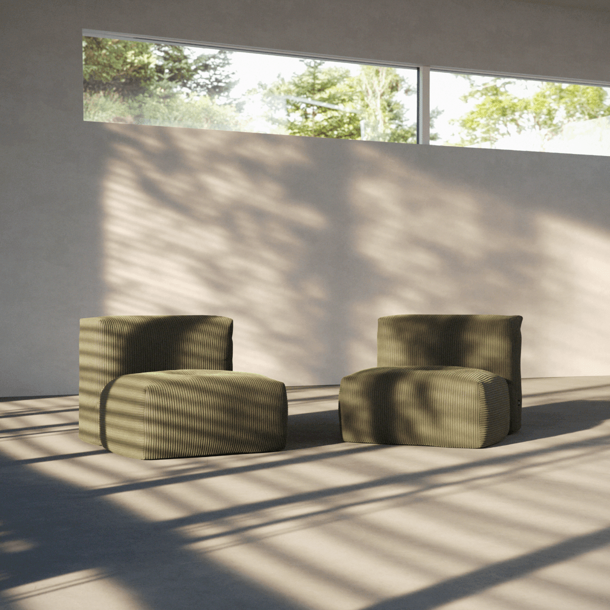 Soft Sofa Indoor - Seat | Soft Sofa Indoor - Seat - Corduroy Olive | SACKit