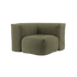 Soft Sofa Indoor Corner Sofa in Corduroy Rose mit weicher, gerippter Textur und modularem Design. | Soft Sofa Indoor - Corner - Teddy Beige | SACKit
