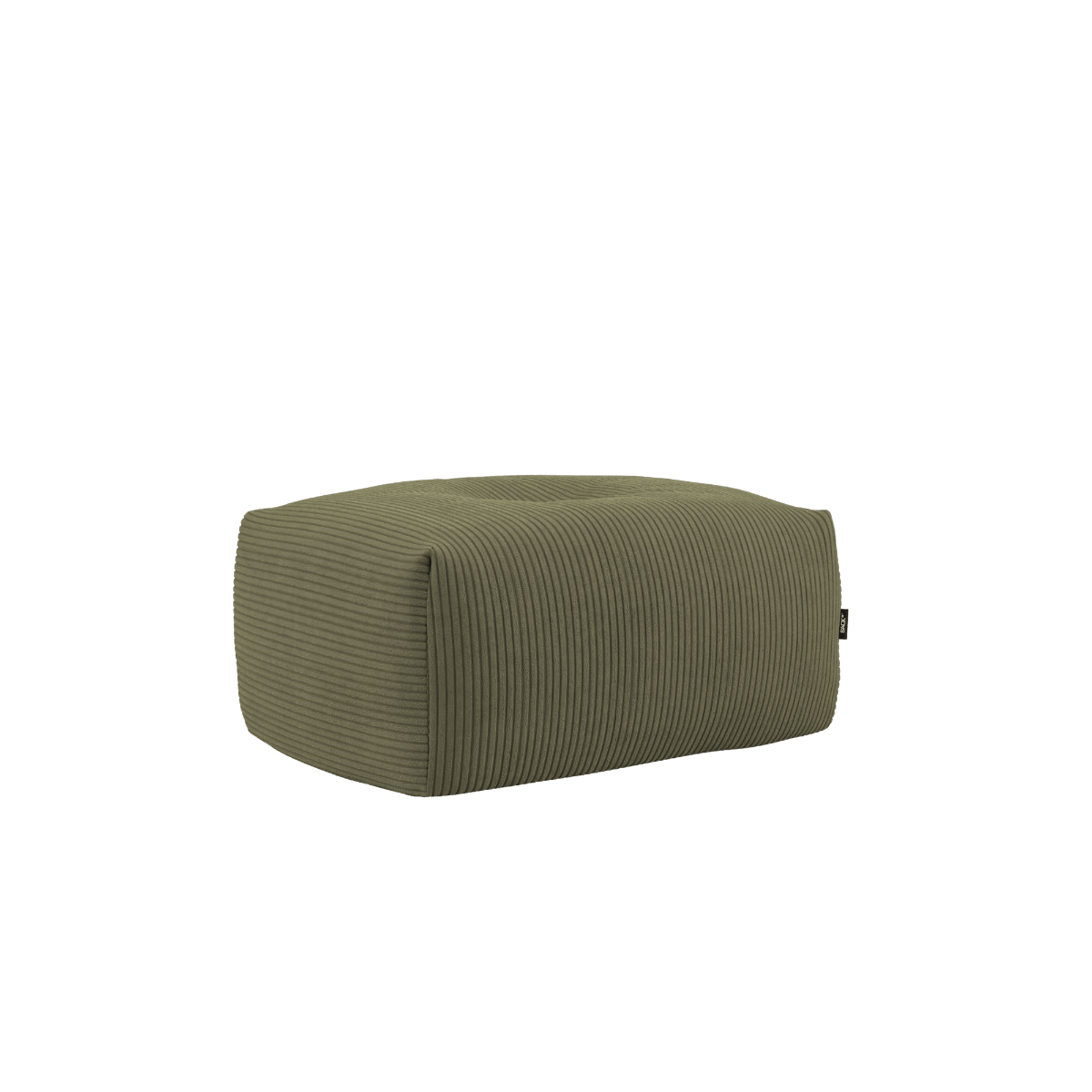 Soft Sofa Indoor Pouf in Corduroy Olive mit weicher, gerippter Oberfläche und rutschfester Unterseite | Soft Sofa Indoor - Pouf - Corduroy Olive | SACKit
