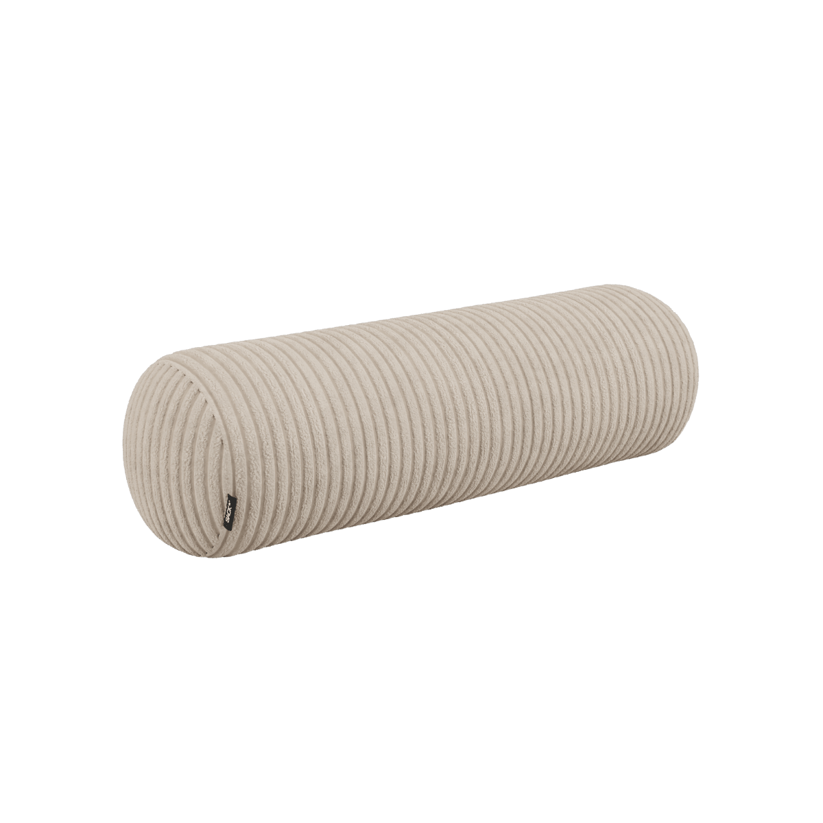 Langes Bolster Cushion Kissen aus beige Corduroy Stoff, passend zum Soft Sofa Indoor. | Soft Sofa Indoor - Bolster Cushion - Corduroy Beige | SACKit