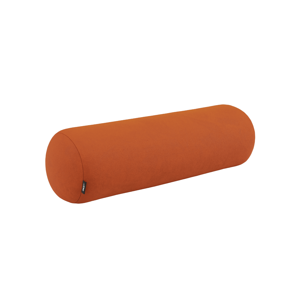 Langes Bolster - Kissen aus orangefarbenem Jaquard - Stoff für Soft Sofa Indoor, mit fester Kaltschaumfüllung. | Soft Sofa Indoor - Bolster Cushion - Orange Jaquard | SACKit