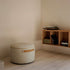 SACKit Pouf Indoor in Teddy Beige mit rutschfester Unterseite und PU - Leder Seitenriemen | SACKit Pouf Indoor - Cosmo Beige | SACKit