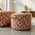 SACKit Chair & Pouf Indoor in neutralem Farbton mit weichem Stoff und moderner Form im Wohnbereich | SACKit Chair & Pouf Indoor - Orange Jaquard | SACKit
