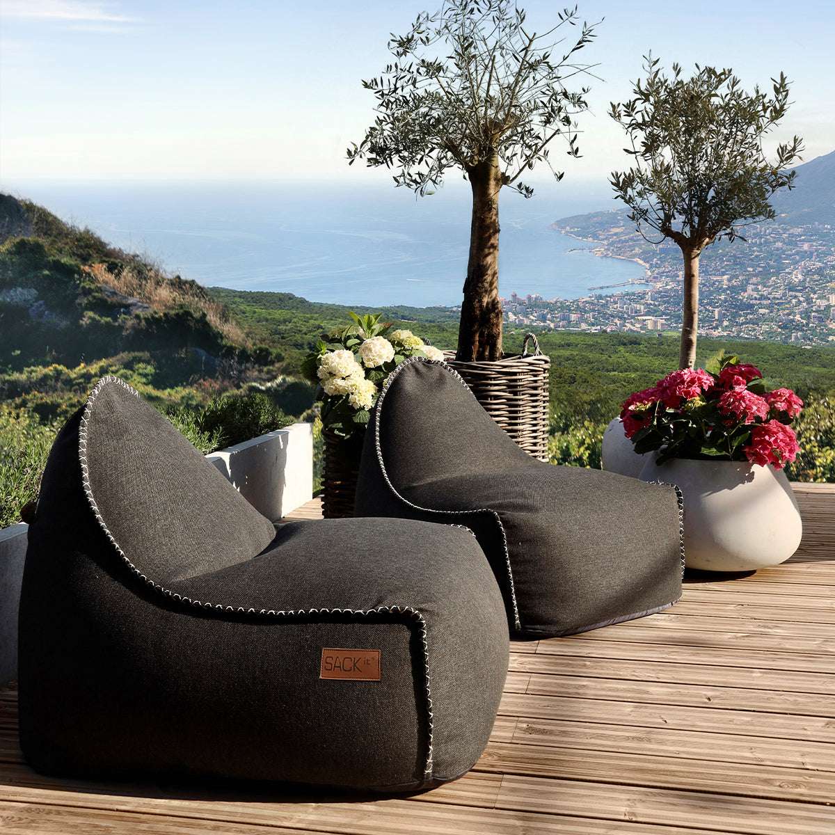 Cobana Lounge Chair & Pouf