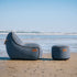 Cobana Lounge Chair & Pouf | Cobana Lounge Chair & Pouf - Kirra Indigo | SACKit