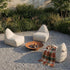 Cobana Lounge Chair & Pouf | Cobana Lounge Chair & Pouf - Kirra Sand | SACKit