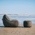 Cobana Lounge Chair & Pouf | Cobana Lounge Chair & Pouf - Kirra Noir | SACKit