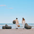 Cobana Lounge Chair & Pouf | Cobana Lounge Chair & Pouf - Kirra Noir | SACKit