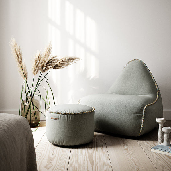 Cura Lounge Chair & Pouf