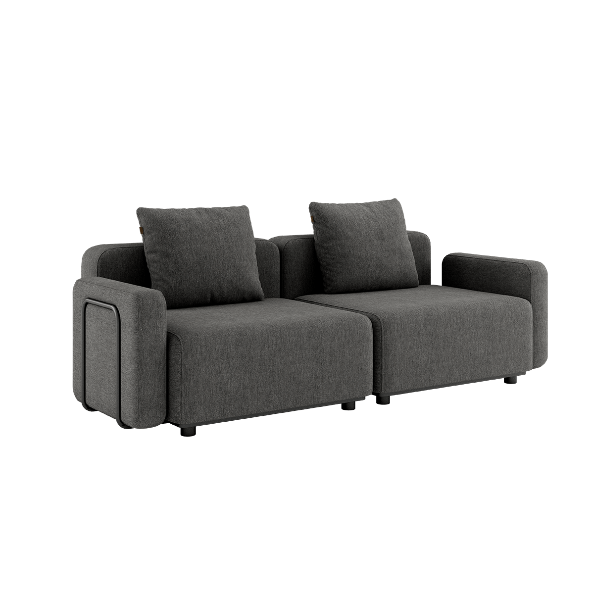 Cobana Lounge Sofa - 2 seater | Cobana Lounge Sofa - 2 seater - Cobana Grey Mit Armlehnen Ohne Hocker | SACKit