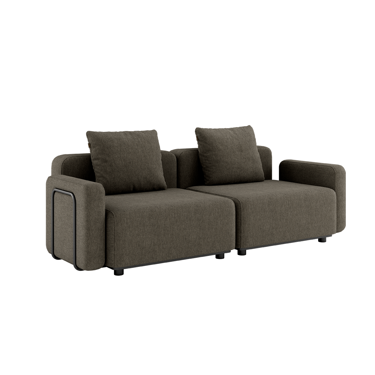 Cobana Lounge Sofa - 2 seater | Cobana Lounge Sofa - 2 seater - Cobana Brown Mit Armlehnen Ohne Hocker | SACKit